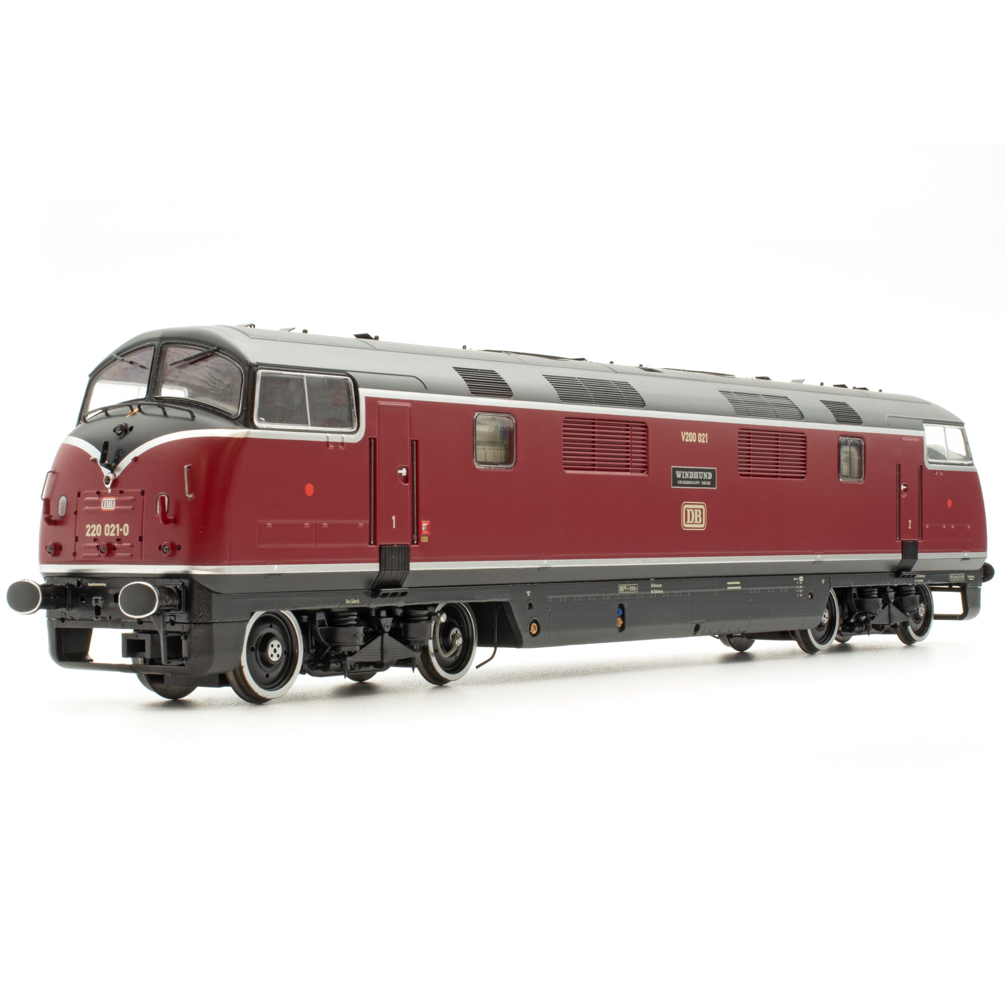 Class 42 - DB Red/Grey - V220 021 - OO Scale - DCC Sound Fitted