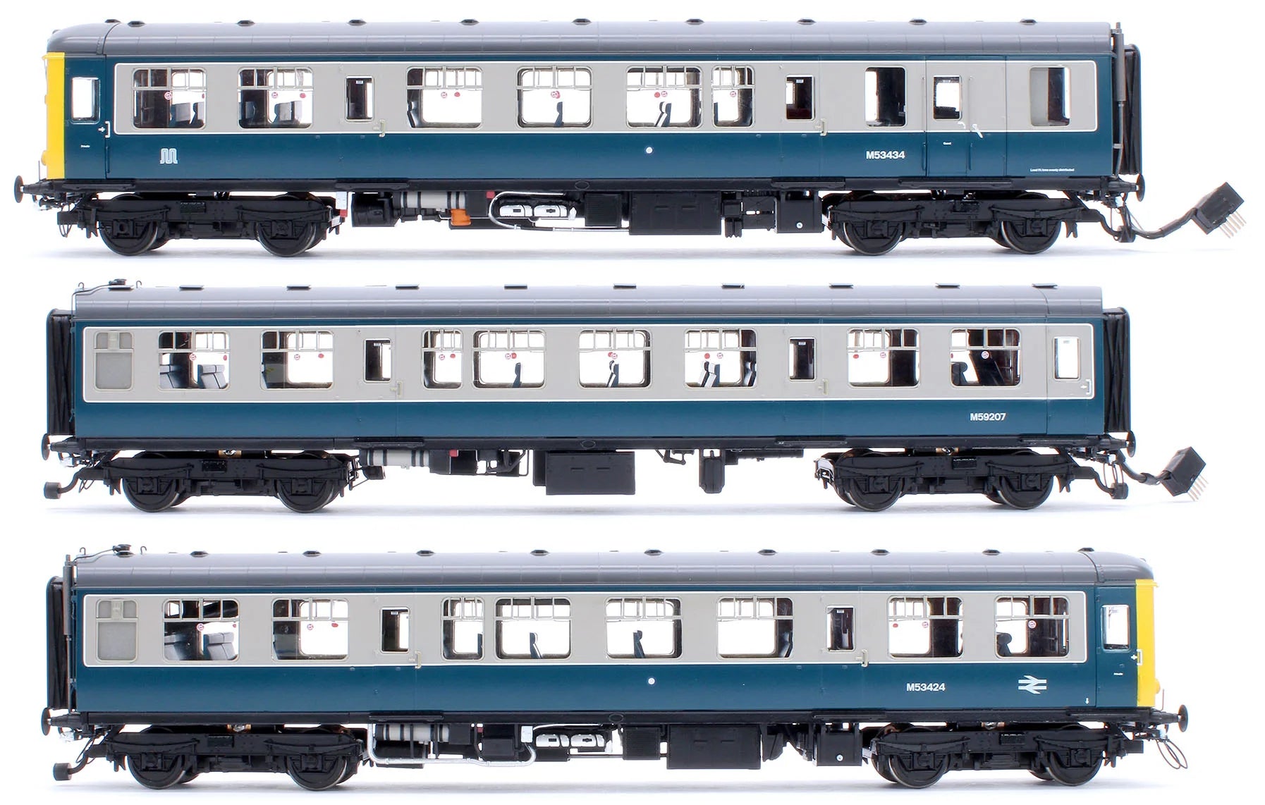 Class 104 - BR Blue/Grey - BX487 - M53434+M59207+M53424 - OO Scale