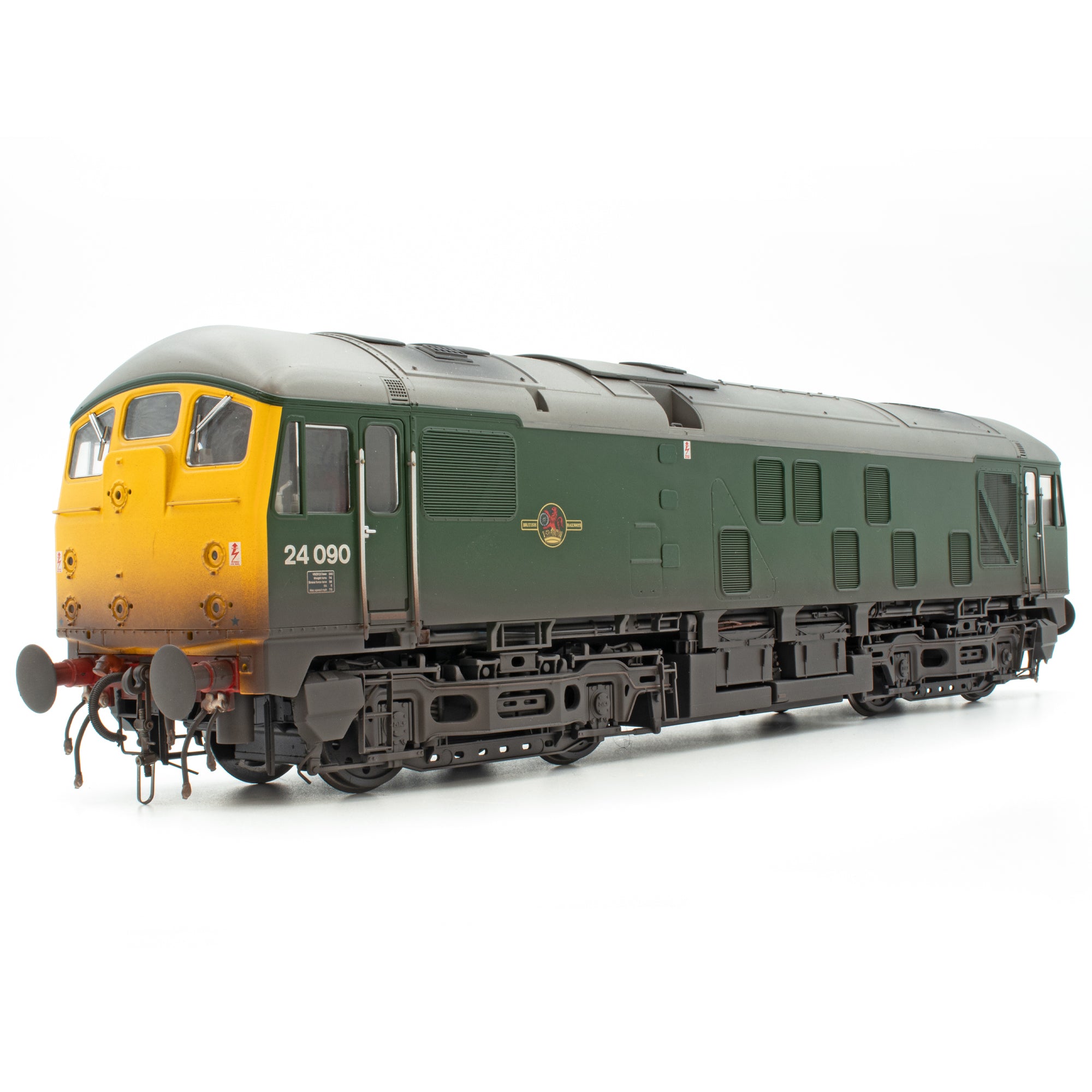 Class 24 - BR Green - 24090 - O Scale - Weathered