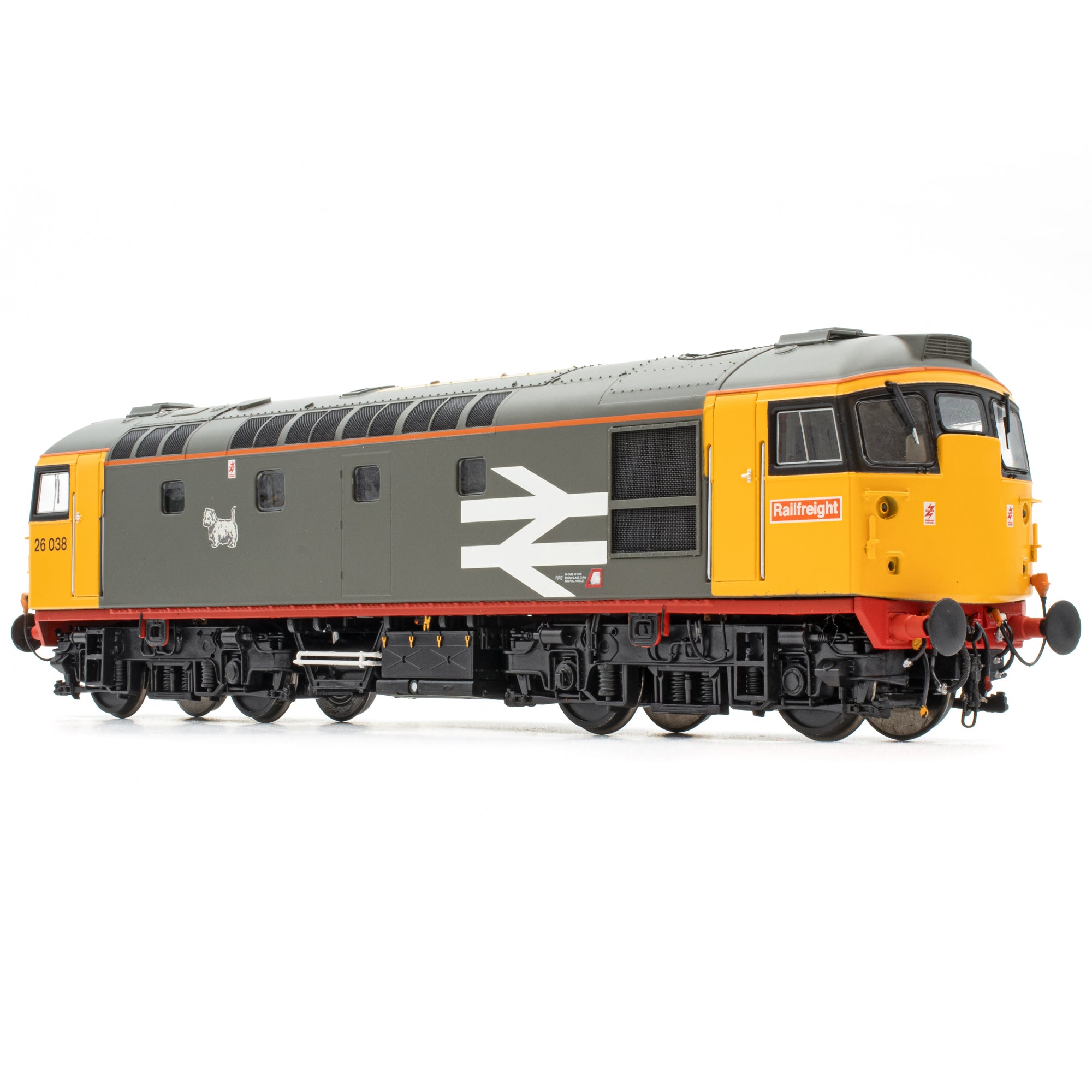 Class 26 - Railfreight Red Stripe - 26038 - OO Scale