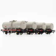 35T 'A' Tank - Esso Grey (Plain) - Pack 1 - OO Scale- Quad Pack