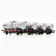 35T 'A' Tank - Esso Silver - Pack 1 - OO Scale- Quad Pack