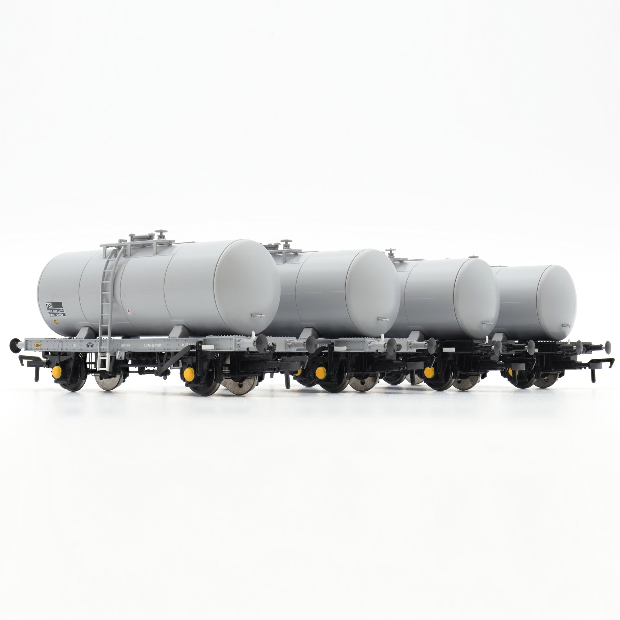 35T「B」タンク - TSV モラセス - 1パック - OOスケール・4個セット