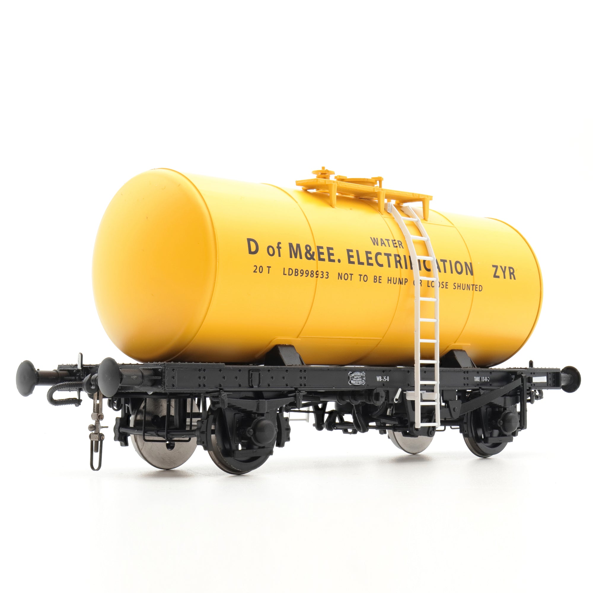 35T 'B' Tank - BR Yellow - LDB998933 - O Scale