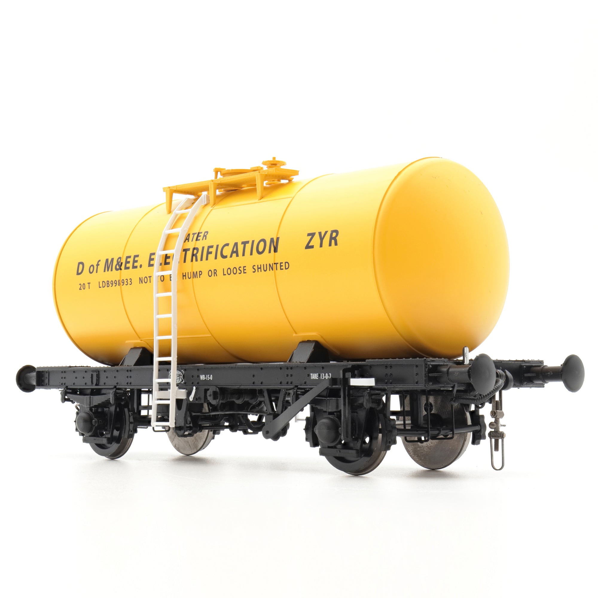35T 'B' Tank - BR Yellow - LDB998933 - O Scale