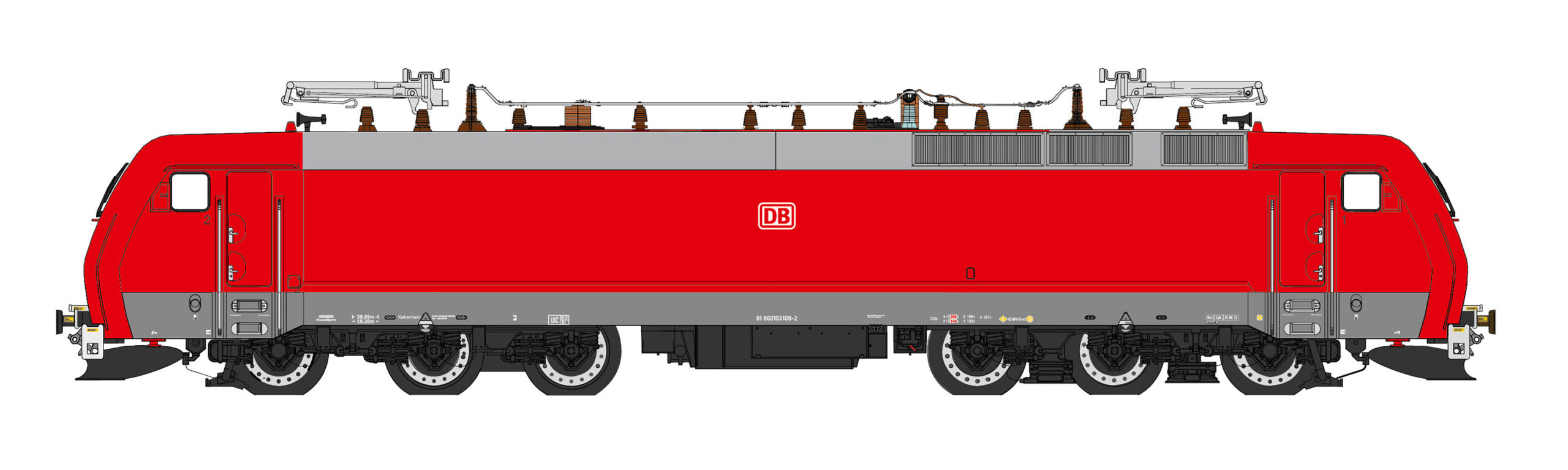 Siemens EG - DB Schenker - EG3109 - HO Scale - (DC)