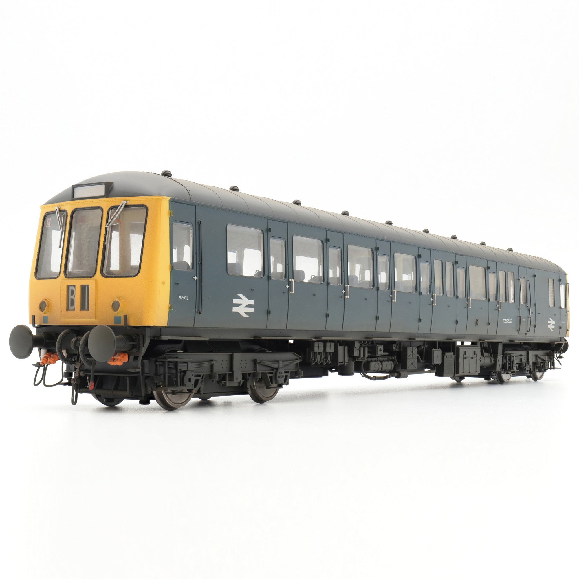 Class 122 - BR Blue - TDB975227 - O Scale - Weathered