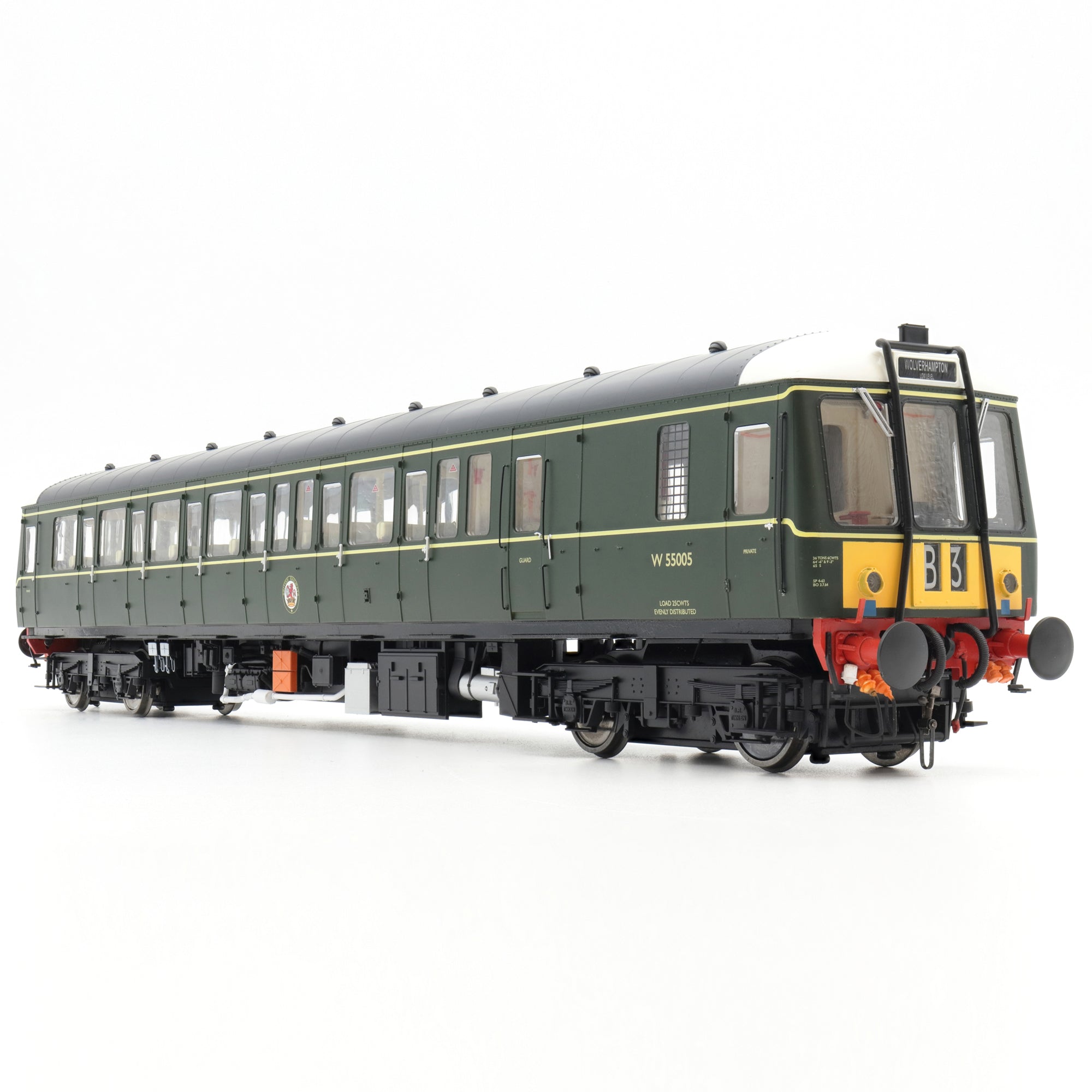 Class 122 - BR Green - W55005 - O Scale