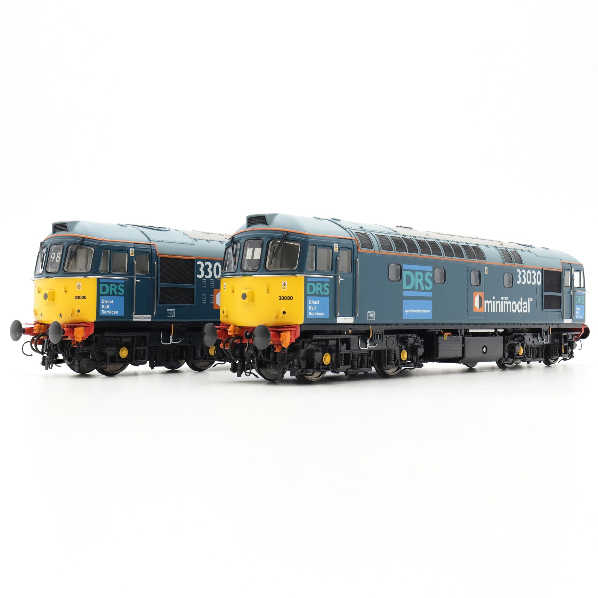 Class 33 - DRS - 33025 + 33030 - OO Scale - Twin Pack