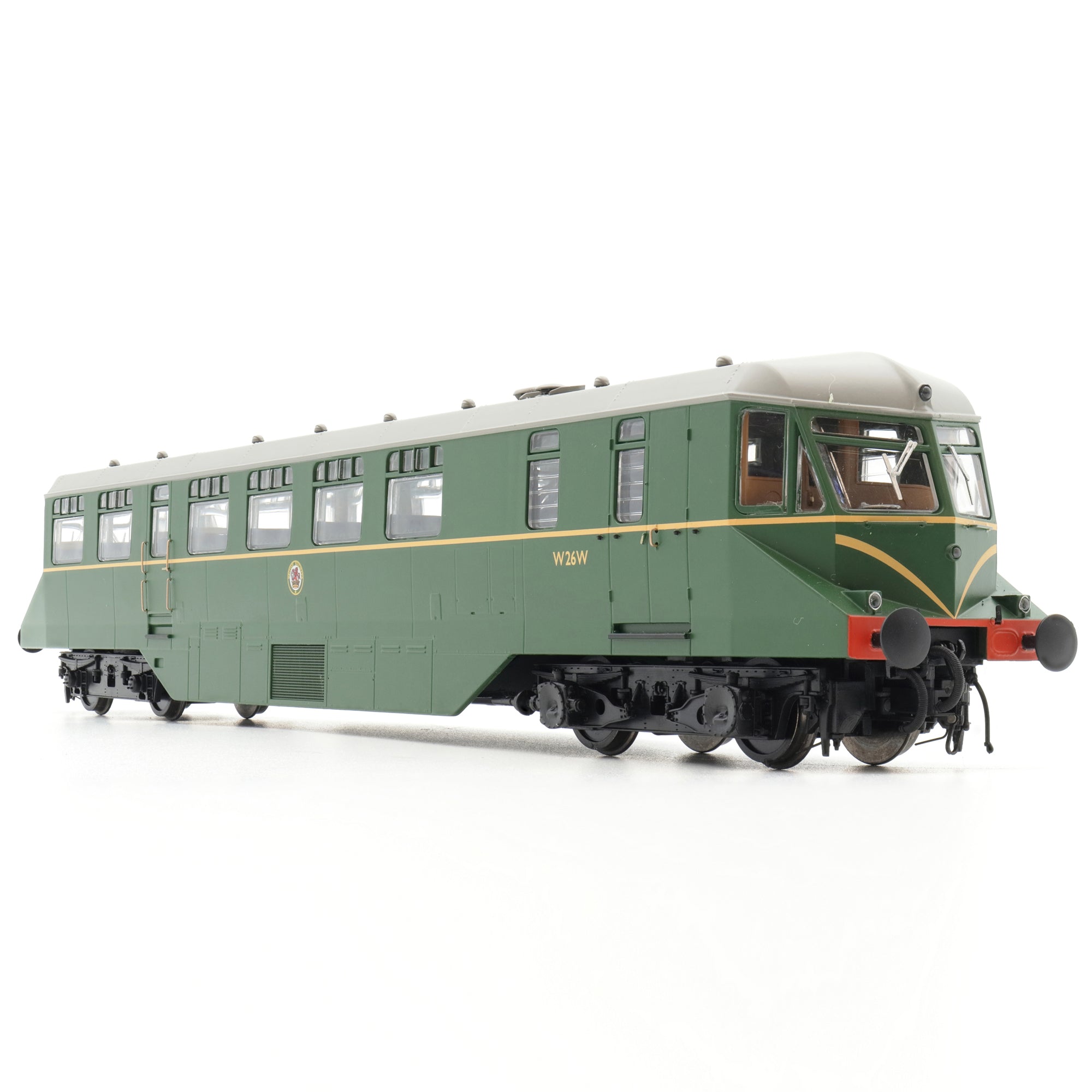 GWR AEC Railcar - BR Green - W26W - OO Scale