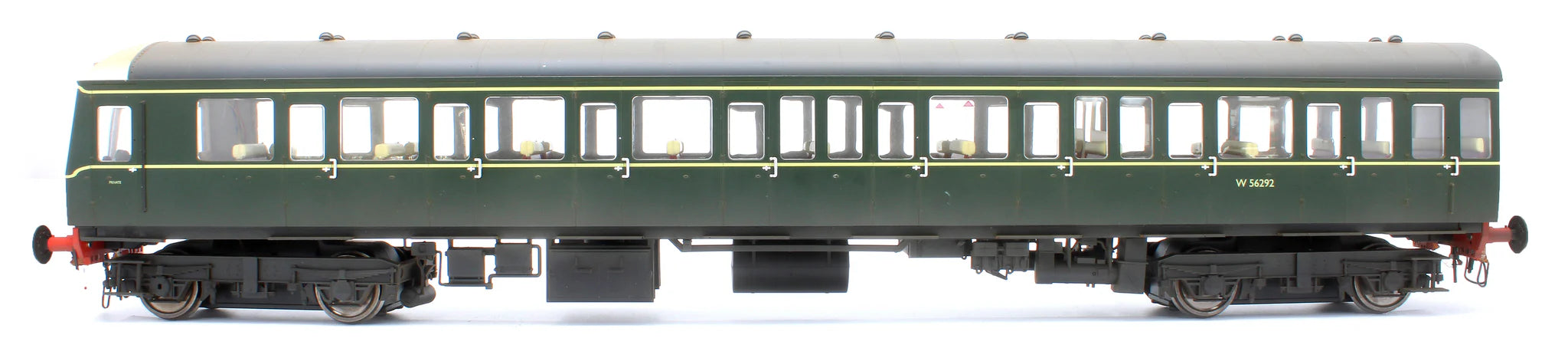 Class 150 - BR Green- Weathered-Green W56292- O Scale