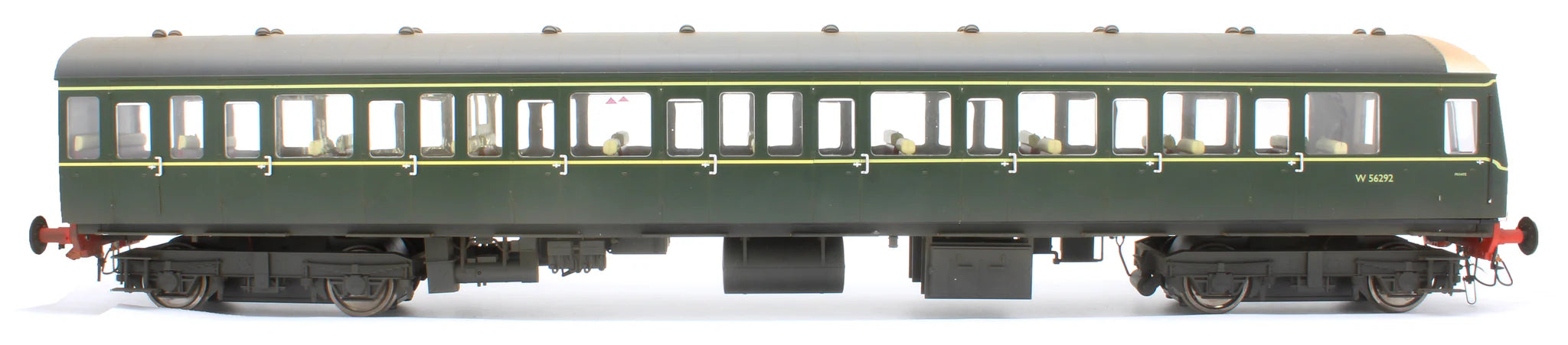 Class 150 - BR Green- Weathered-Green W56292- O Scale