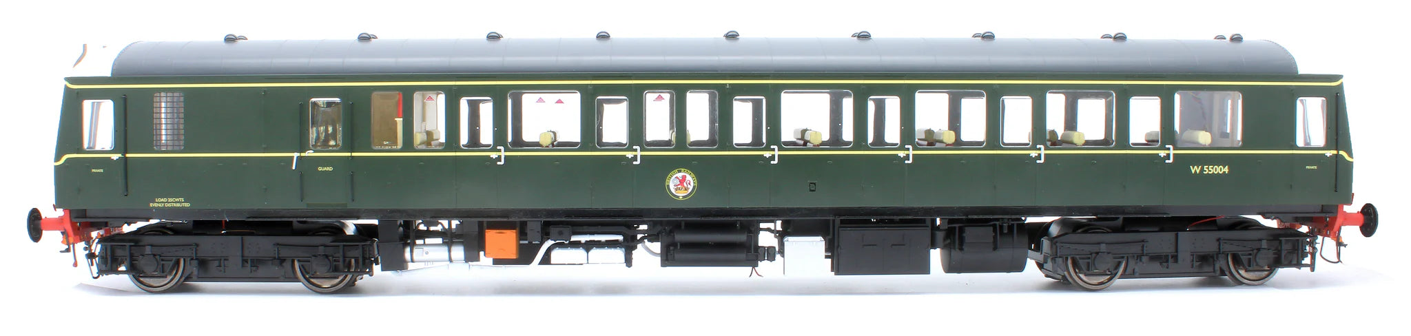 Class 122 - BR Green - W55004 - O Scale