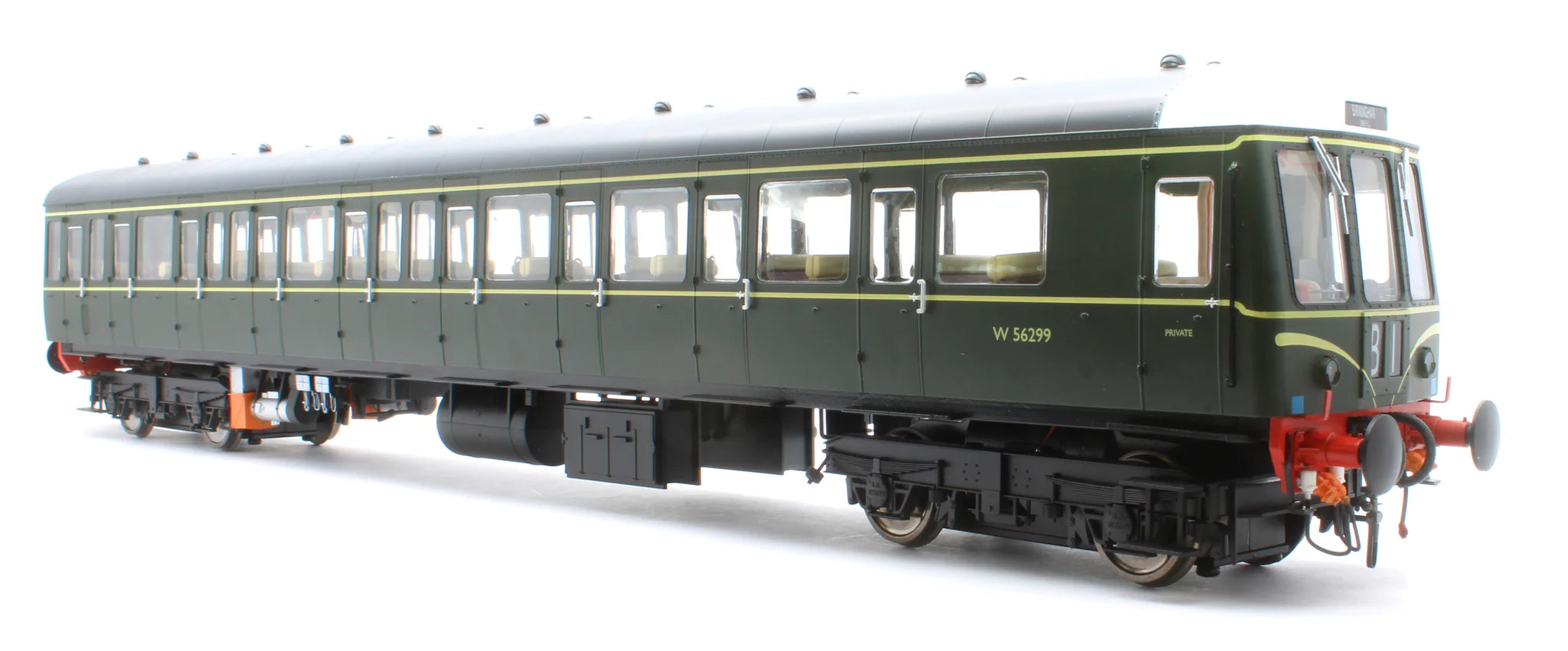 Class 150 - BR Green (Speed Whiskers) - W56299 - O Scale