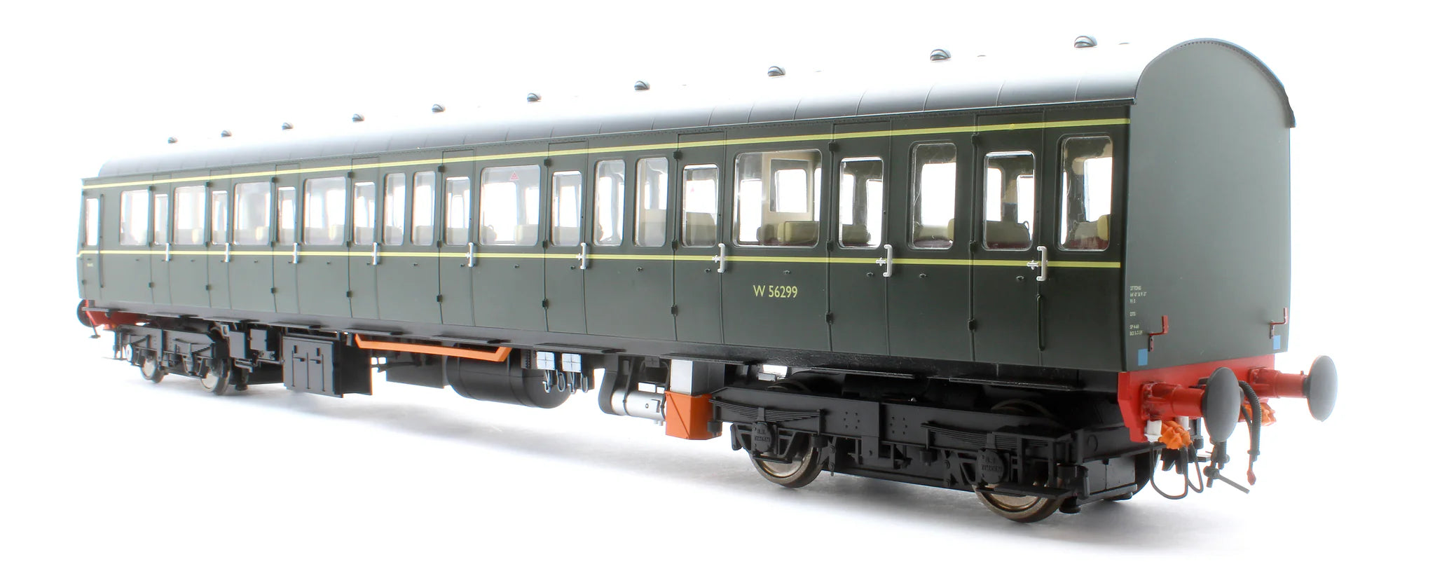 Class 150 - BR Green (Speed Whiskers) - W56299 - O Scale