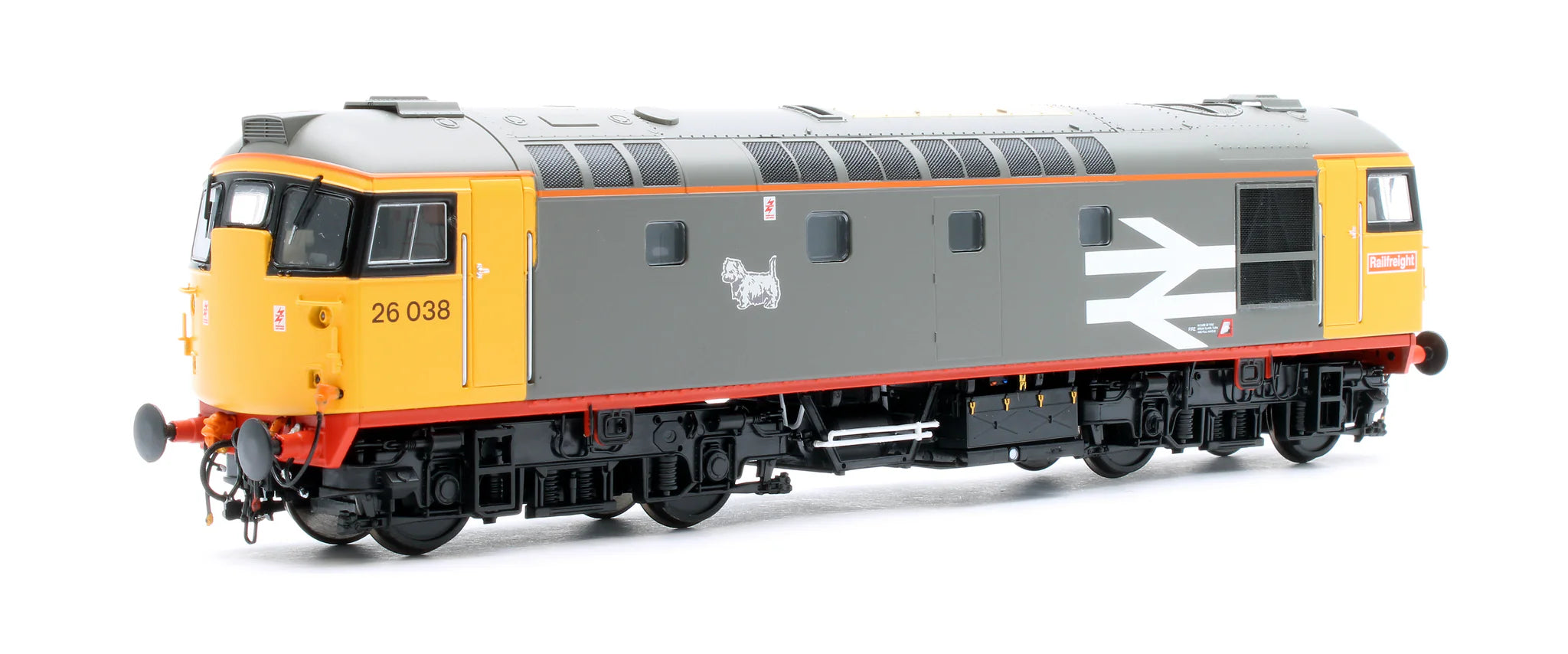 Class 26 - Railfreight Red Stripe - 26038 - OO Scale
