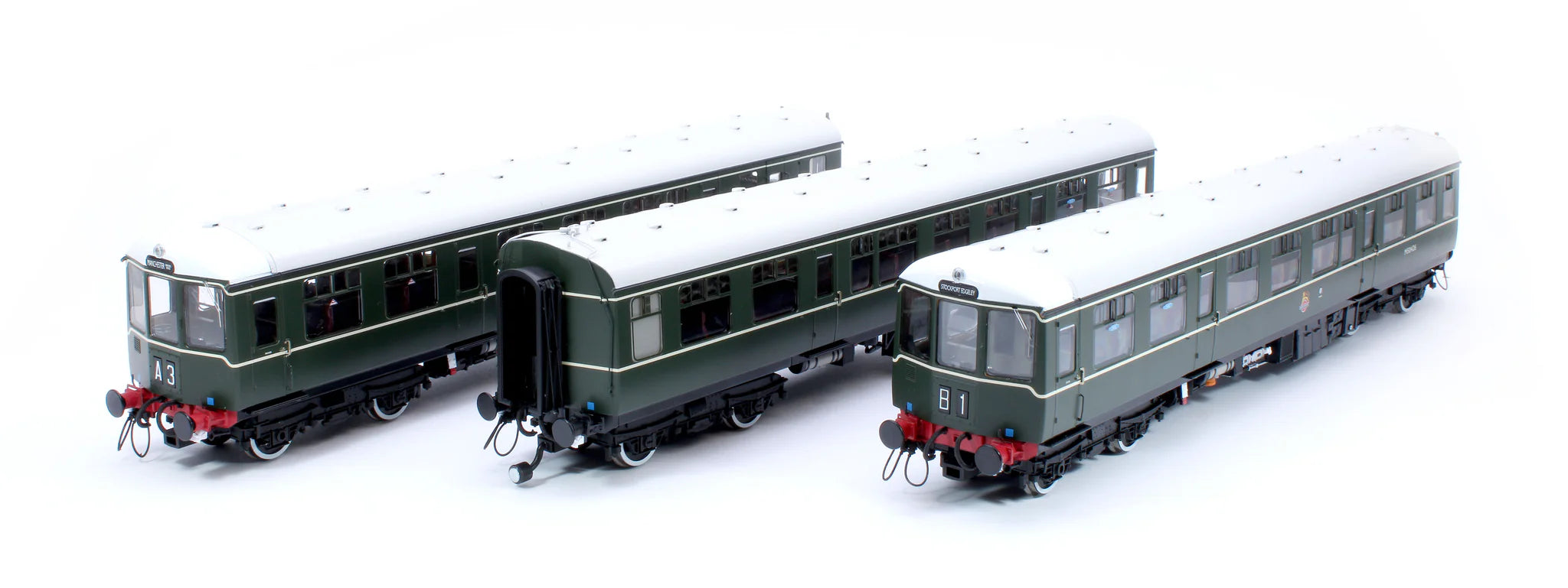 Class 104 - BR Green (Early) - M50422+M59134+M50426 - OO Scale