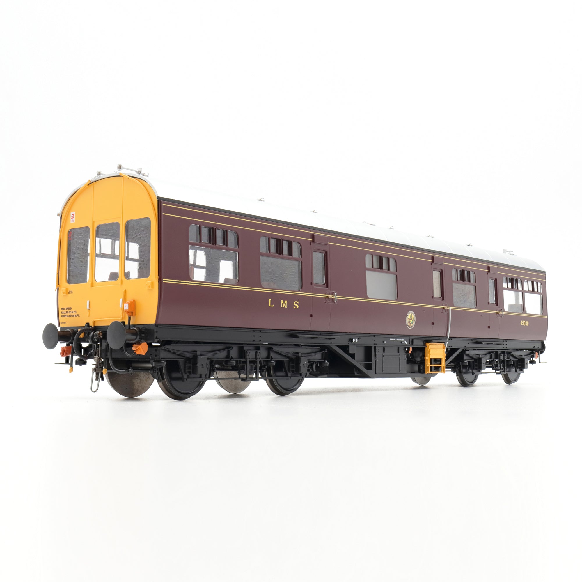 LMS Inspection Saloon - BR Crimson - DM45030 - O Scale