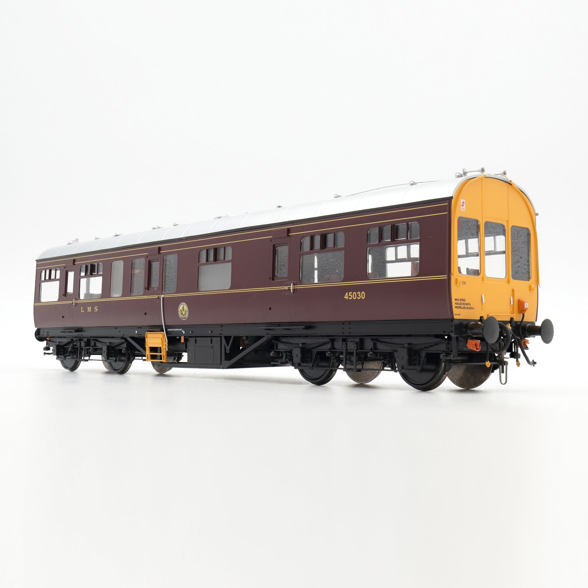 LMS Inspection Saloon - BR Crimson - DM45030 - O Scale