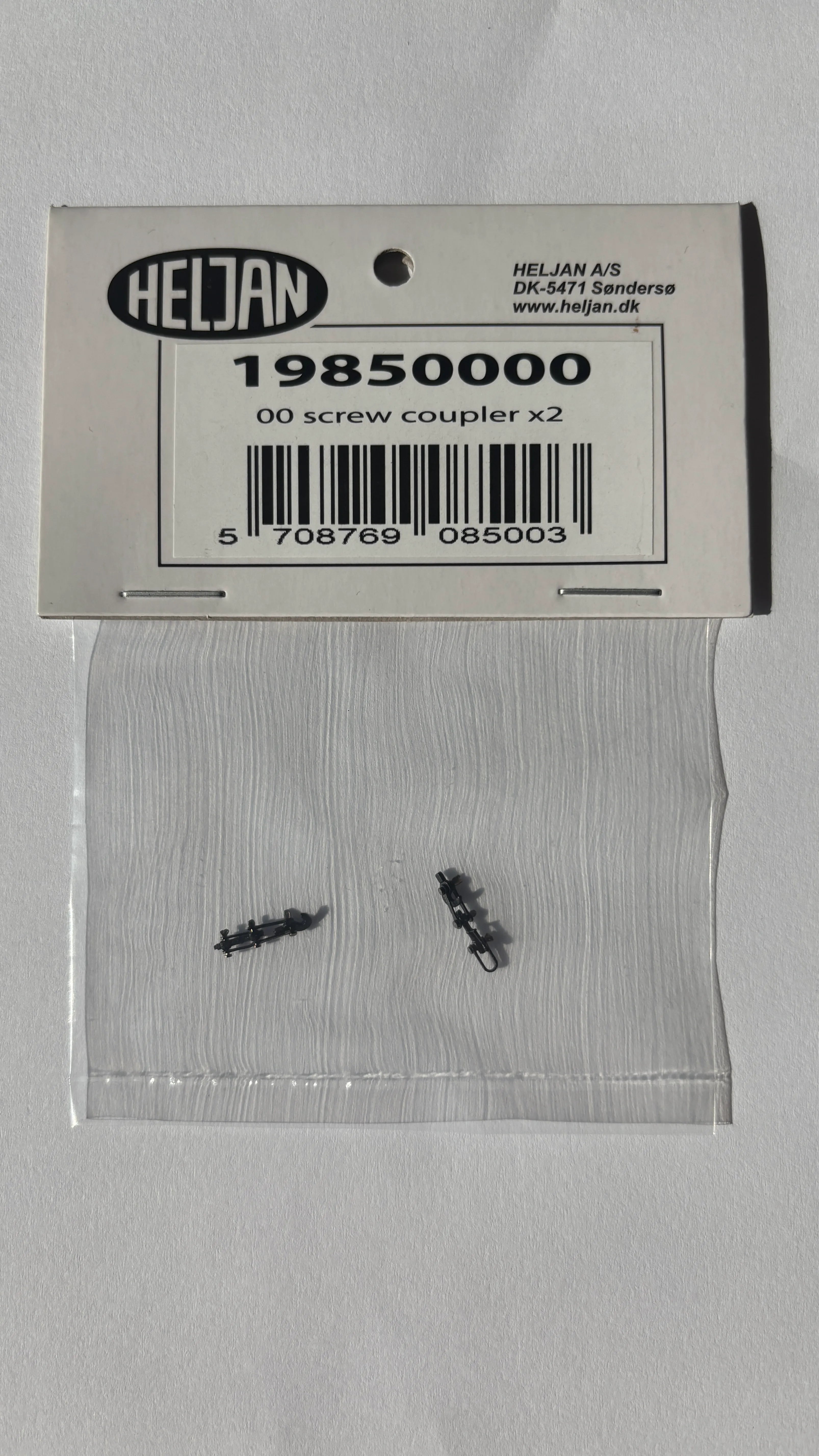 Screw Couplings - Black - Pair - OO Scale