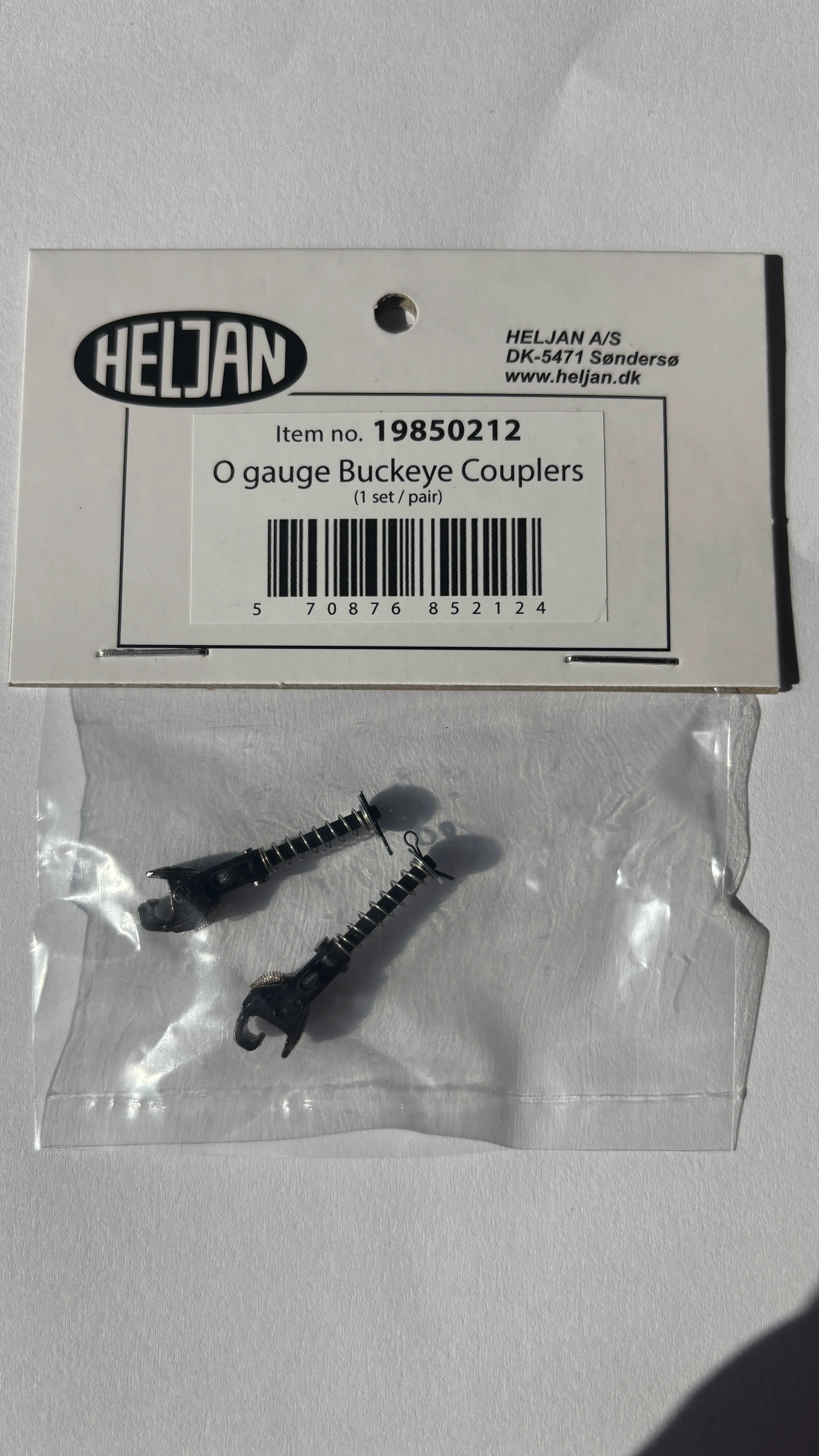 Buckeye Couplings - Black - Pair - O Scale