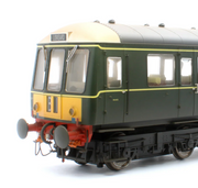 クラス122 - BRグリーン - W55017 - Oスケール - ウェザリング済み