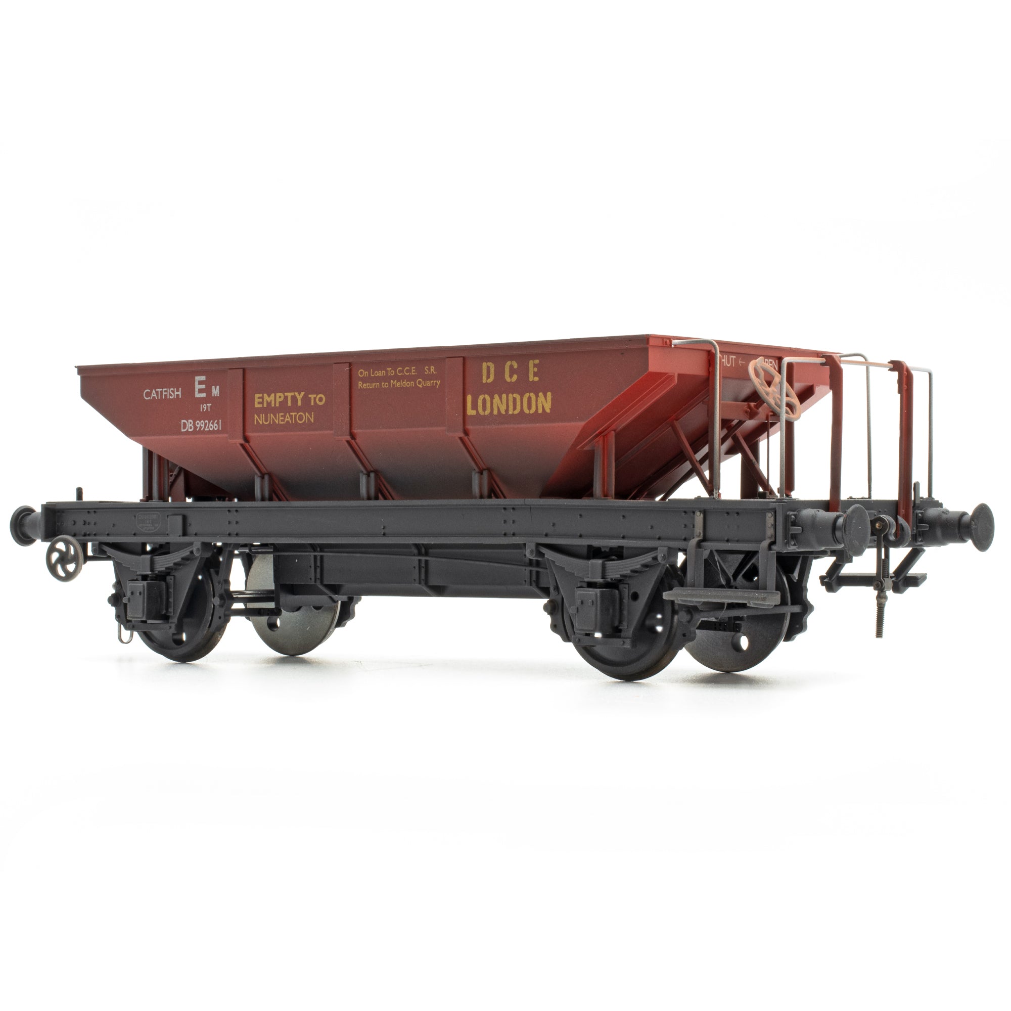 Catfish - BR Gulf Red - DB992661 - O Scale - Weathered