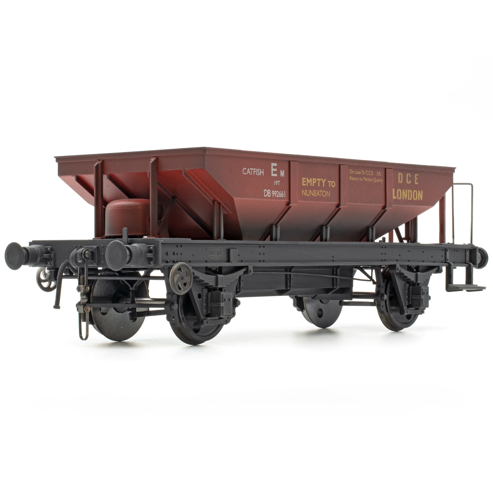 Catfish - BR Gulf Red - DB992661 - O Scale - Weathered