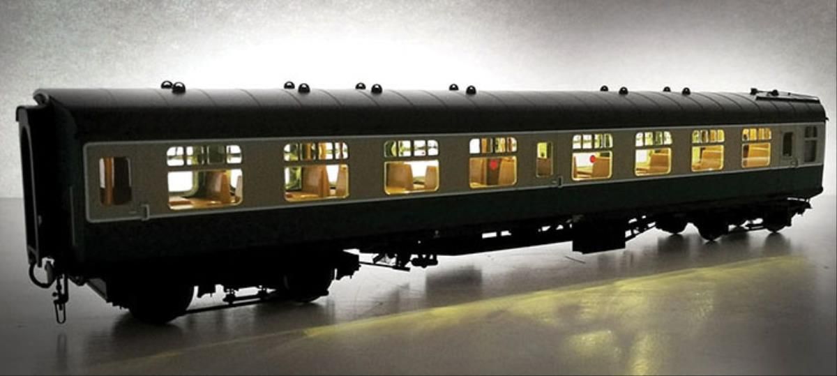 Coach Lighting Kit - Black - One - O Scale