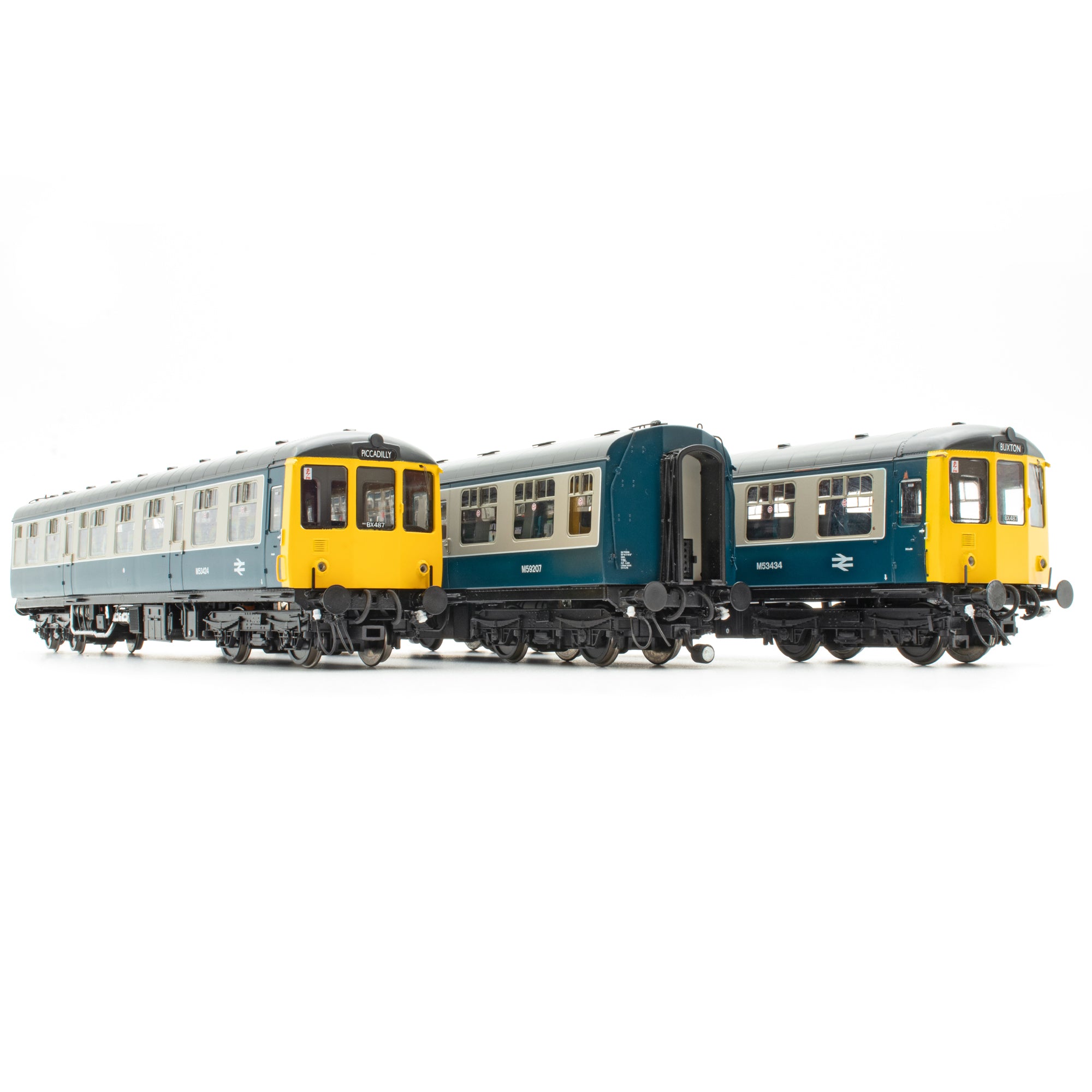 Class 104 - BR Blue/Grey - BX487 - M53434+M59207+M53424 - OO Scale
